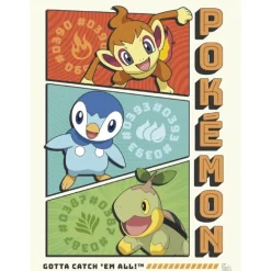 Pokemon Plakatsæt 9 stk 21x29,7 cm