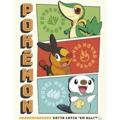 Pokemon Plakatsæt 9 stk 21x29,7 cm