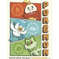 Pokemon Plakatsæt 9 stk 21x29,7 cm