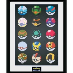 Pokemon Pokeballs Plakat 30x40 cm