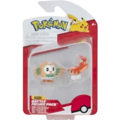 Pokemon Rowlet & Tatsugiri Figur