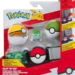 Pokemon Træner Bælte m/bolde og figur