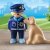 Politibetjent med hund