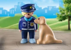 Politibetjent med hund