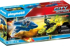 Politi-jet dronejagt