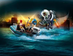 Politi-jetpack Anholdelse af kunsttyven