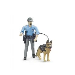 Politimand med politihund