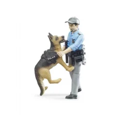Politimand med politihund