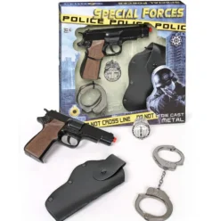 Politisæt Pistol & Håndjern