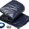 Pool cover oval vinter 7,3 x 3,75 m