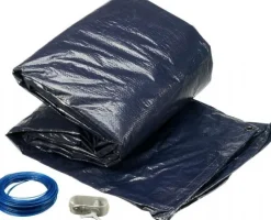 Poolcover OVAL winter 5.00x3.00m med wir