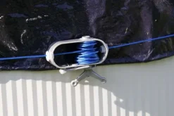 Poolcover winter 6.10x3.75m med wirelås