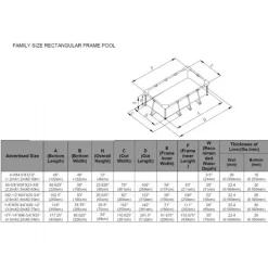 Pool Galvaniseret Ramme 3.834L 300x200cm