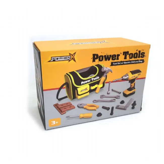 POWER X Værktøjstaske med 21 dele