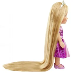 Prinsesse Rapunzel med ekstra langt hår