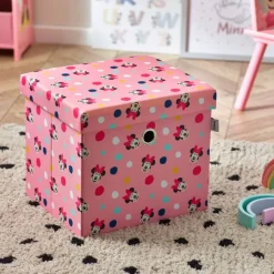 Puf med opbevaring Minnie Mouse