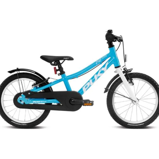 Puky Børnecykel blå/hvid 16 tommer