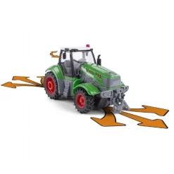 Radiostyret Traktor med Tip Trailer 1:28
