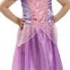 Rapunzel kjole 4-7 år