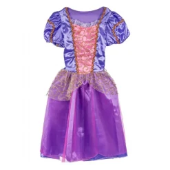 Rapunzel kjole 4-7 år