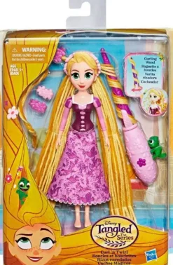 Rapunzel krøllejern dukke