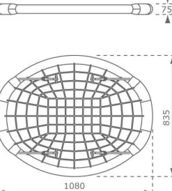 Redegynge oval grøn
