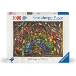 Regnbue af Fugle 1000 Brikker