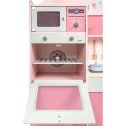 Retro Træ Legekøkken i Pink