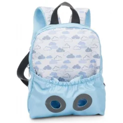 Rygsæk med bamse, koala blå