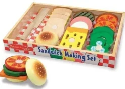 Sandwichsæt i træ