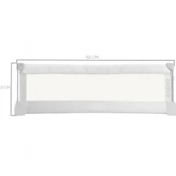 Sengehest 150cm, Hvid