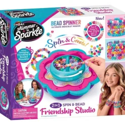 Shimmer N Sparkle Spin And Bead Bracelet