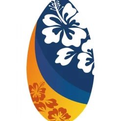 Skimboard med Blomster 94 cm