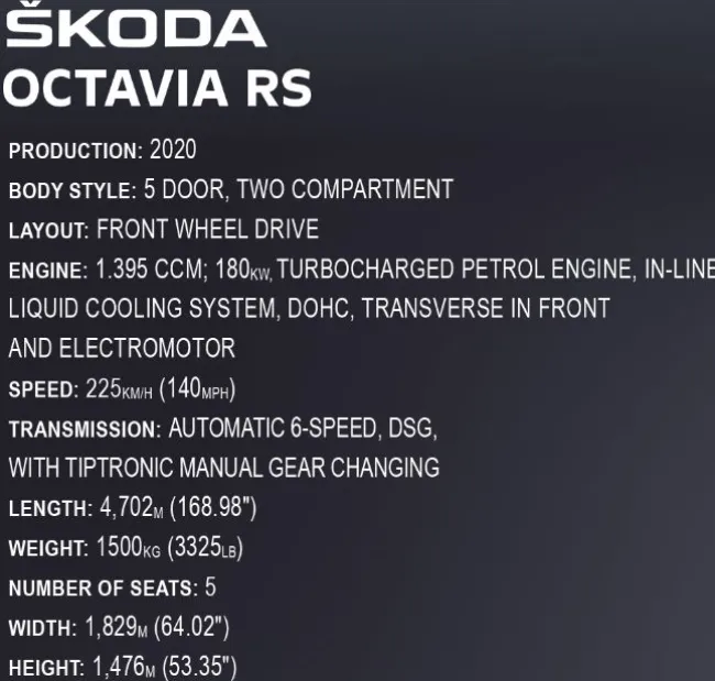 Skoda Octavia RS - Executive Edition