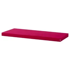 Skummadras m. Pink betræk, 190x9x70 cm