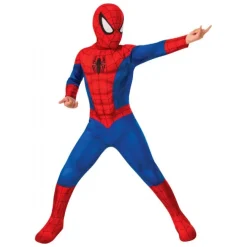 Spiderman Dragt Deluxe 110 cm