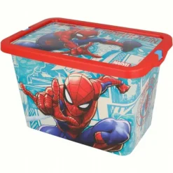 Spiderman Opbevaringskasse Click 7L