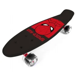 Spiderman Pennyboard Sort og Rød