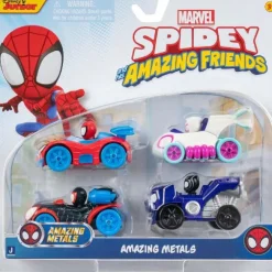 Spidey Amazin Metal Biler 4-pack