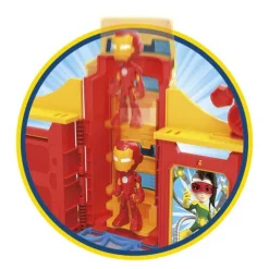 Spidey Iron Man Tower Playset