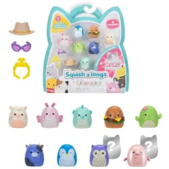 Squishalongs 2,5 cm 8-pak Fruit Squad
