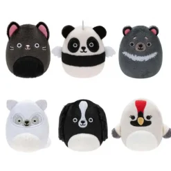Squishville 6pack Black and White Squad