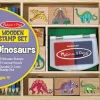 Stempler med dinosaurmotiver