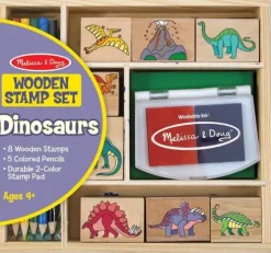 Stempler med dinosaurmotiver