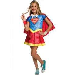 Supergirl Deluxe udklædning 110 cm