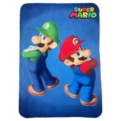Super Mario Fleece Tæppe 140x100cm