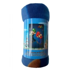 Super Mario Fleece Tæppe 140x100cm