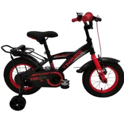 Thombike Børnecykel 12 tommer Sort Rød