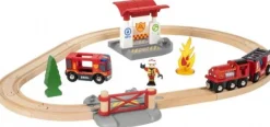 Togsæt med brandmandstema