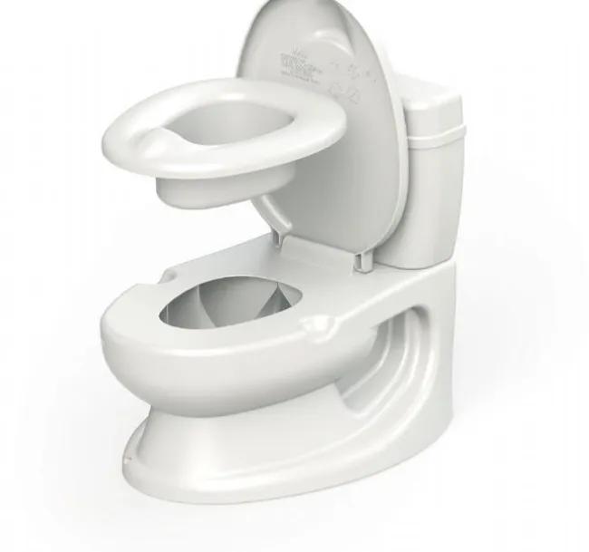 Toilet træner med lyd, hvid